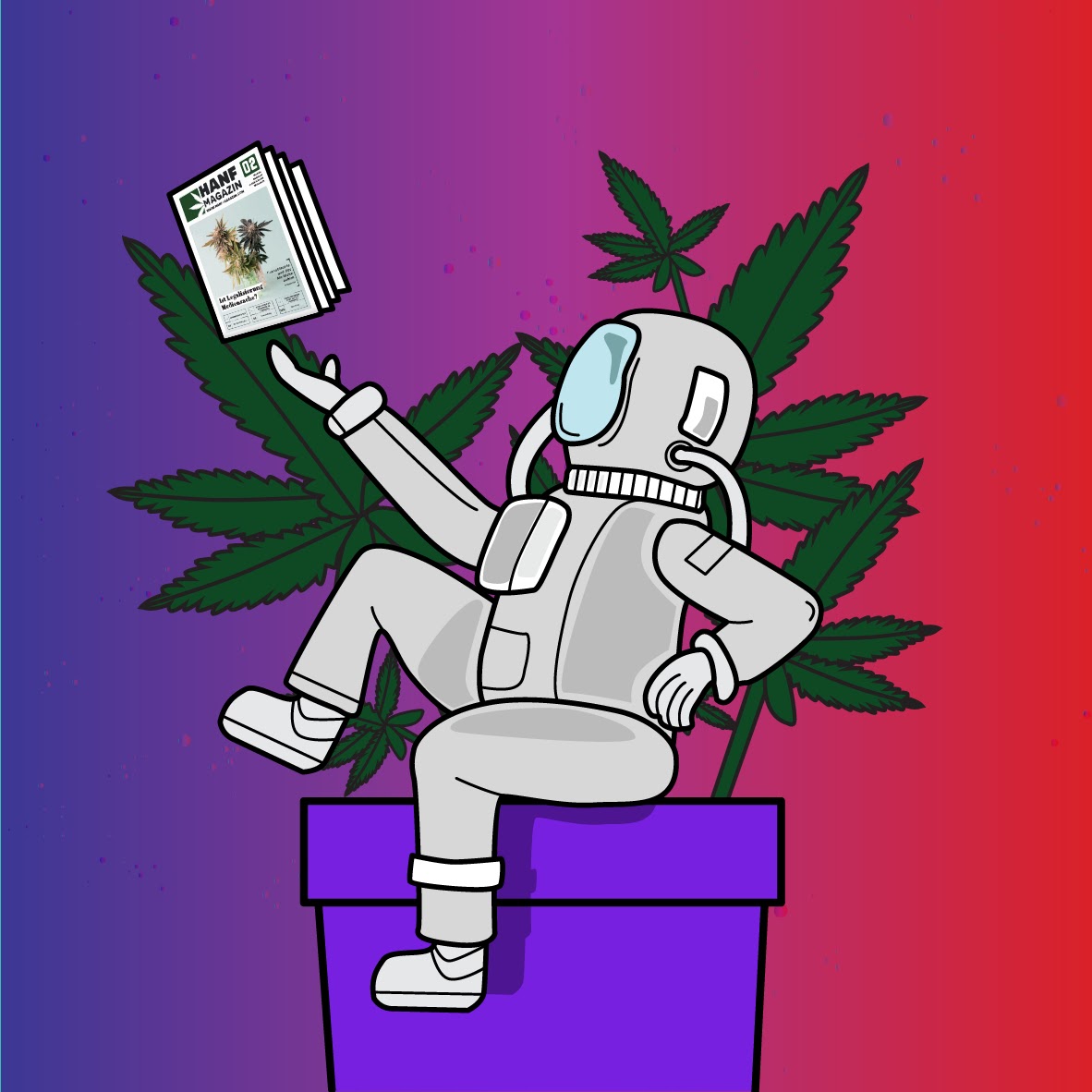 Cannabis Astronaut #14