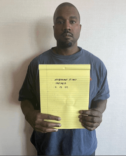 Classic UNFORGETTABLE Kanye West Notepad Meme collection image