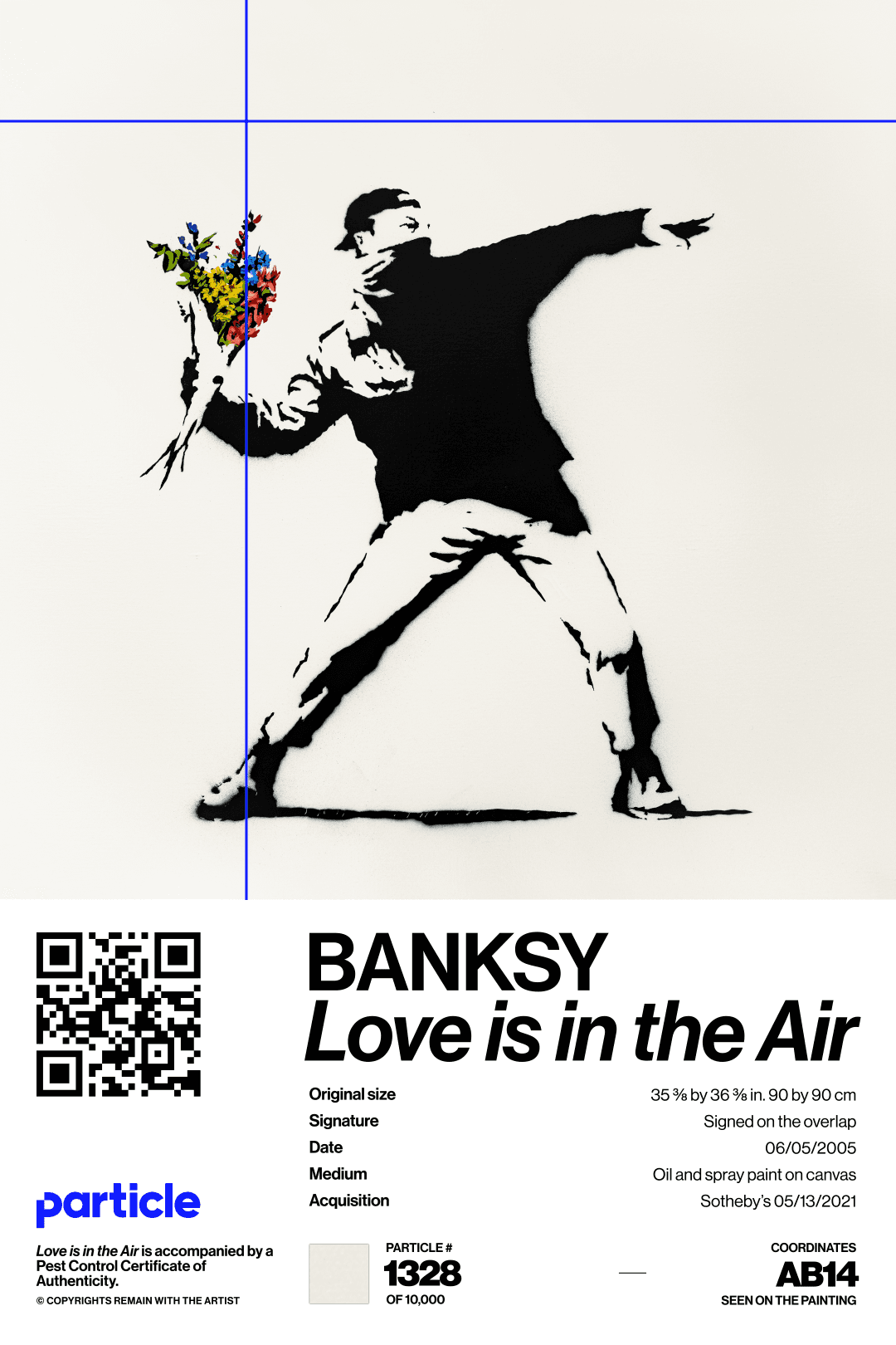 Banksy | Love Is In The Air #1328