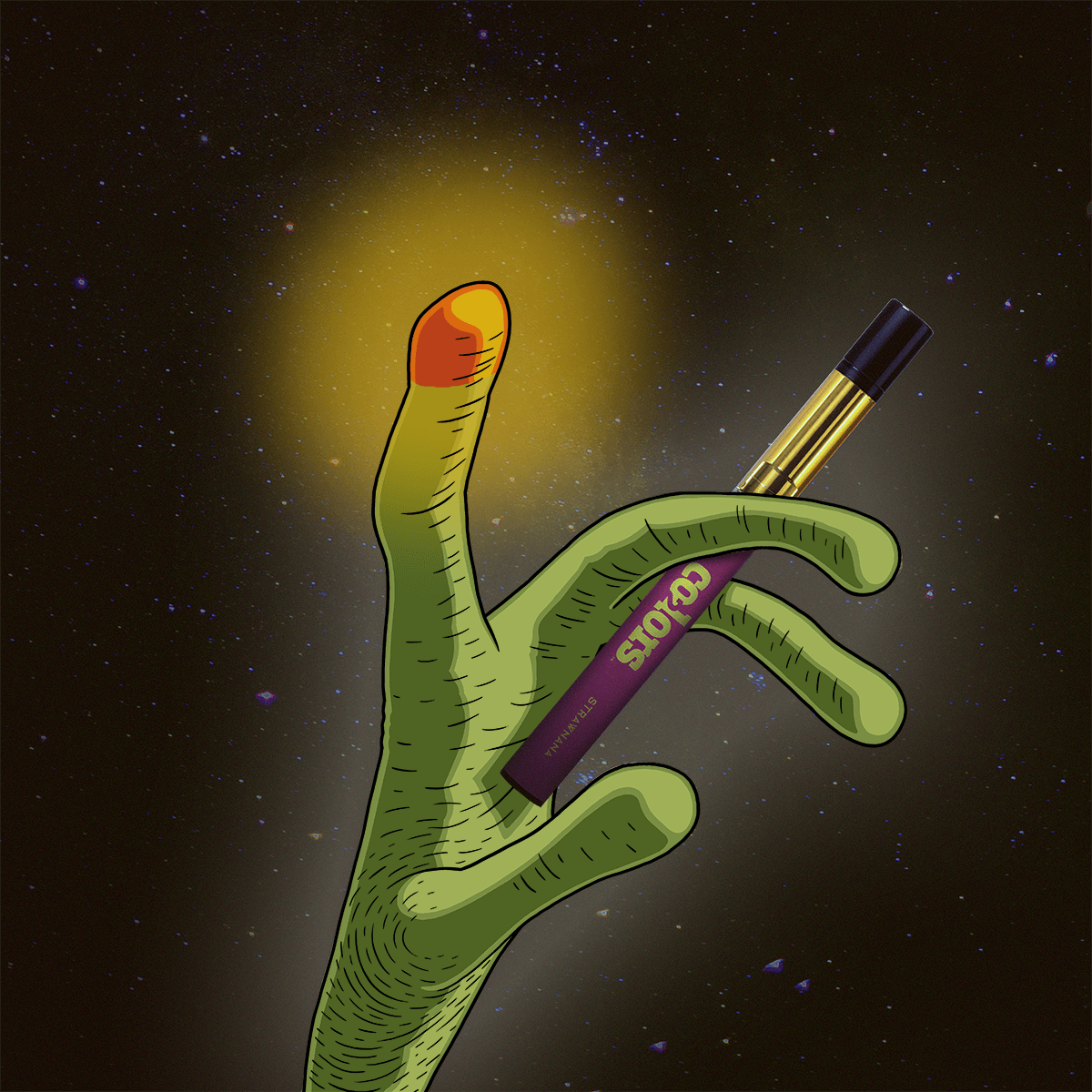 Alien Vape Hand