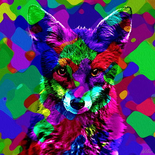 Ultravibrant Fox