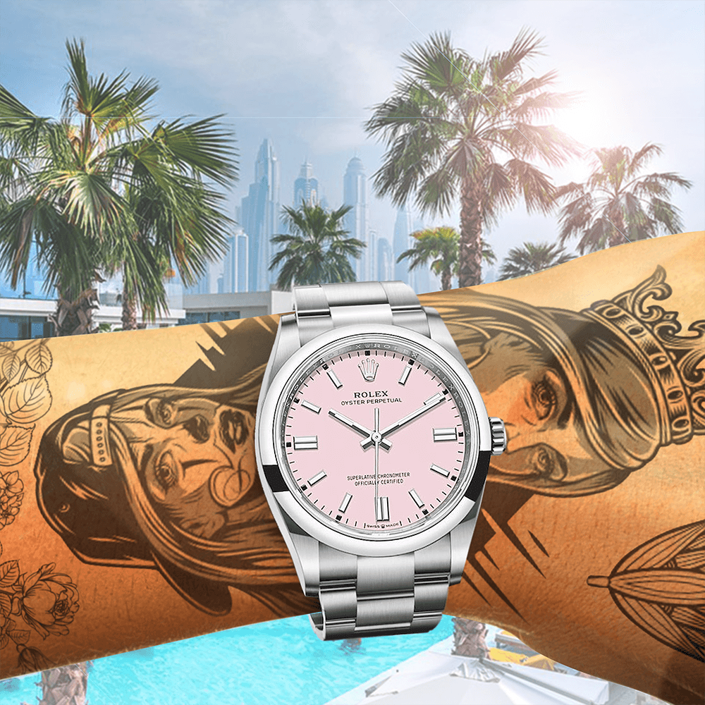 Rolex hot sale pink price