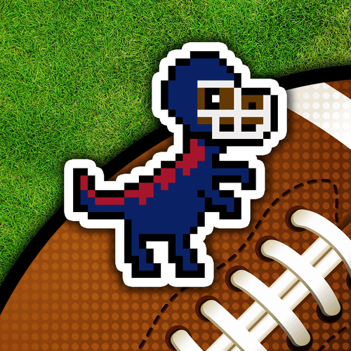 PixelSaurus Rex #0216 [New York Giants]