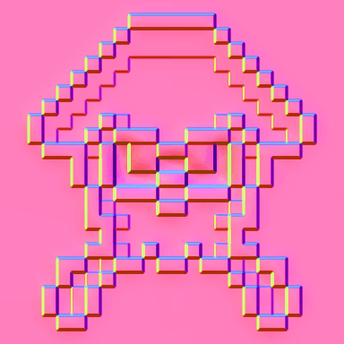 Kawaii SKULL #7560