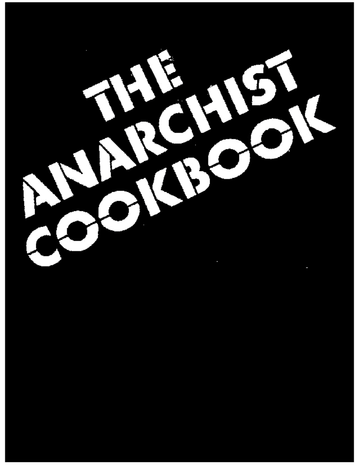 The Anarchist Cookbook #37