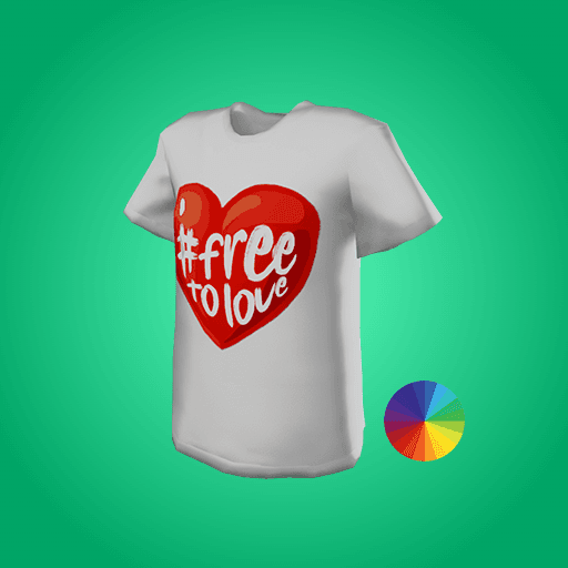 Free to Love Shirt (Multi)