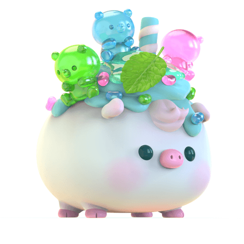 001 Booka : Jelly Bear & Bean Cupcake