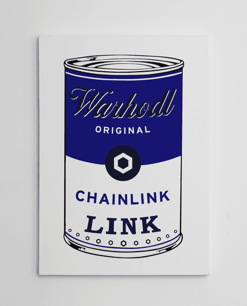 WARHODL 1/1 Chainlink Artist Proof Crypto Can LINK