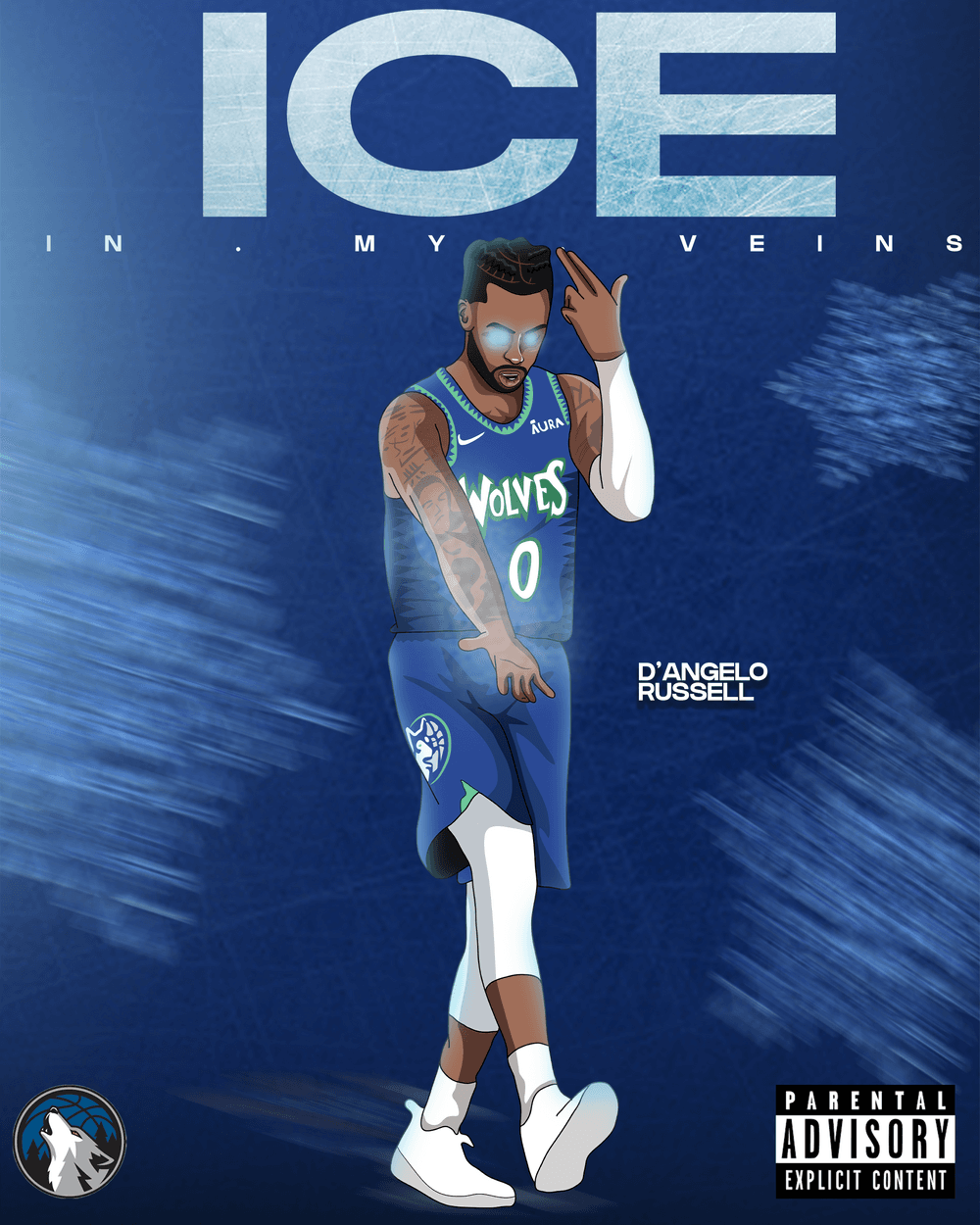 D'Angelo Russell 'Ice In My Veins' - Brooklyn Nets by xavierjfong in 2023