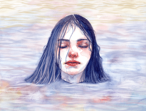 relax water color on paper. #004