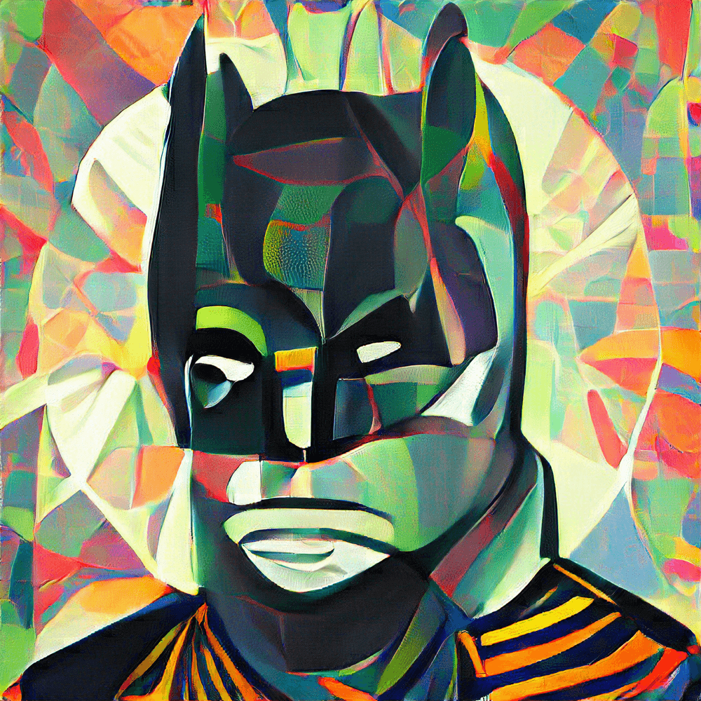 Abstract Batman #009 - BatGAN | OpenSea