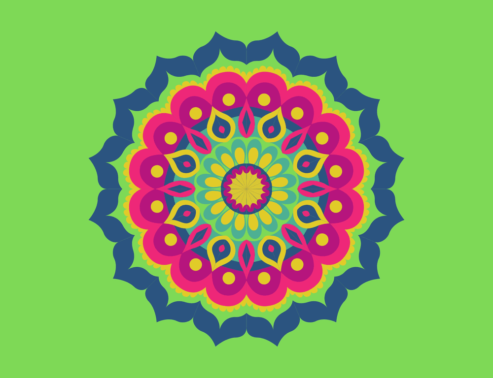 Mandala #136 - Mandala Madness - Art, Abstract, Soul, Color, Life, Body,  Peace, Generative, Love, Dream, Buddha