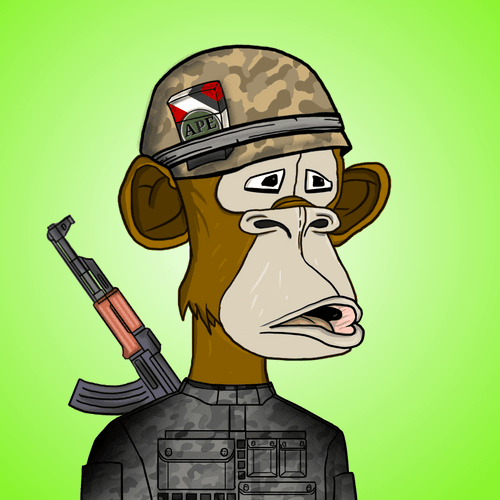 Soldier Ape #10016