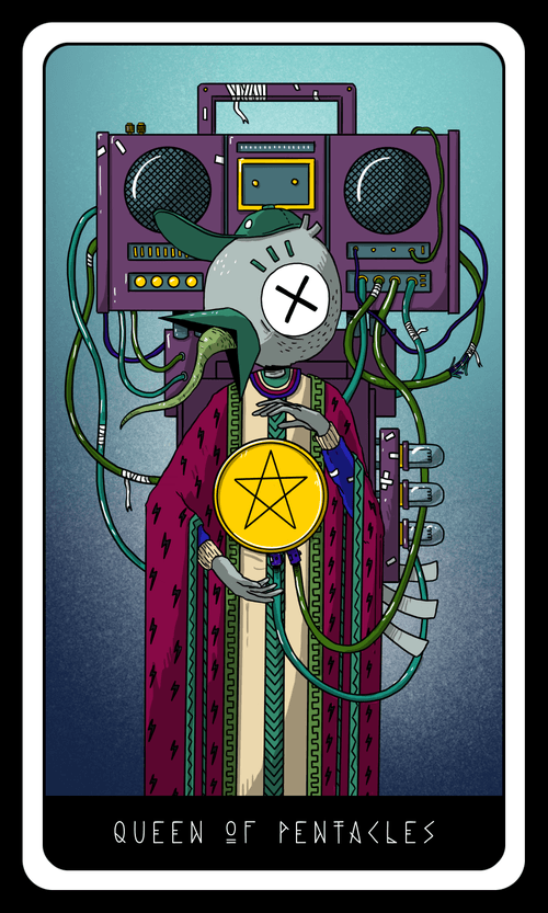 Rosko Sees the Future: Queen of Pentacles - Color Variant 09