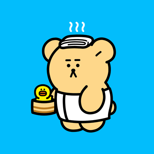 #023 onsen bear