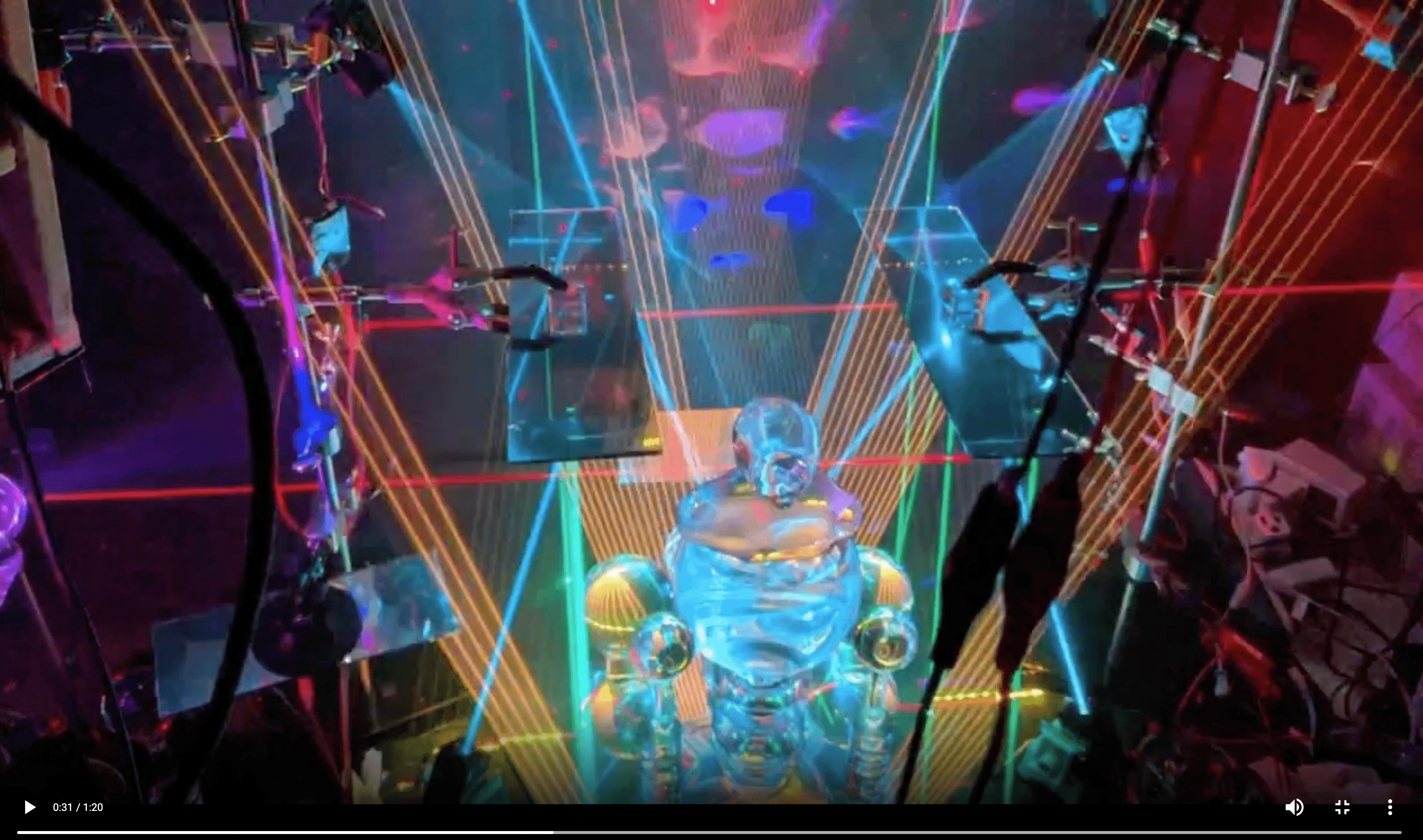 Timelapse of 1st laser_lew + r0bp laser setup. 
