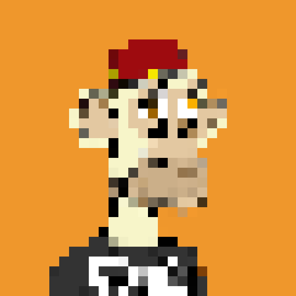 1859 Bored Ape Yacht Club Pixel Sprite Art