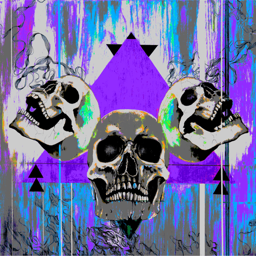 Polychromatic Skulls #12