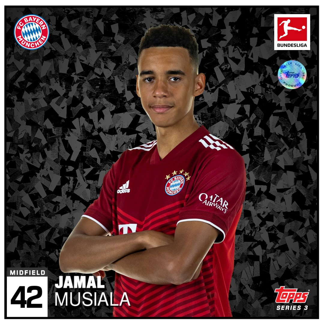 Jamal Musiala BAY Animation Black Refractor S3-32 Epic - Collection ...