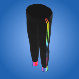 Rainbow adidas outlet pants roblox