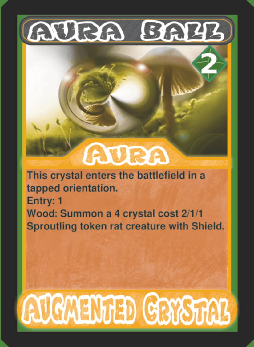 Brilliant Augmented Aura Ball Aura Crystal
