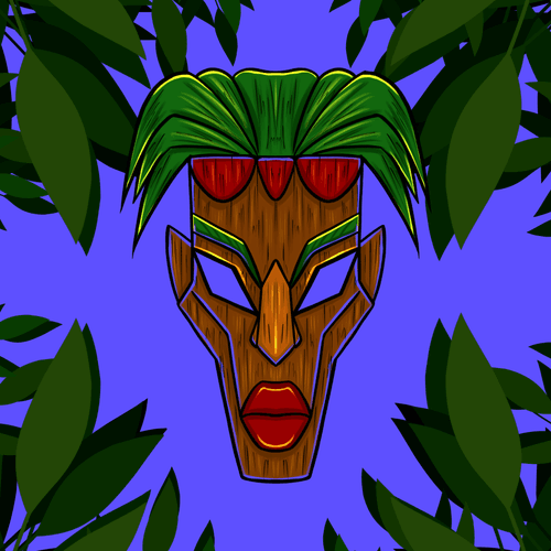 Totem mask #10