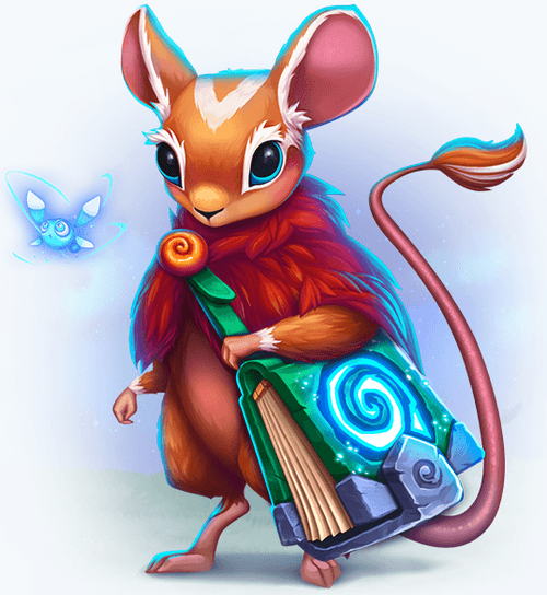 Extra Ordinary Squirrel Mage Game Character