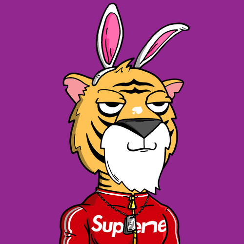 Grouchy Tiger Social Club #4740