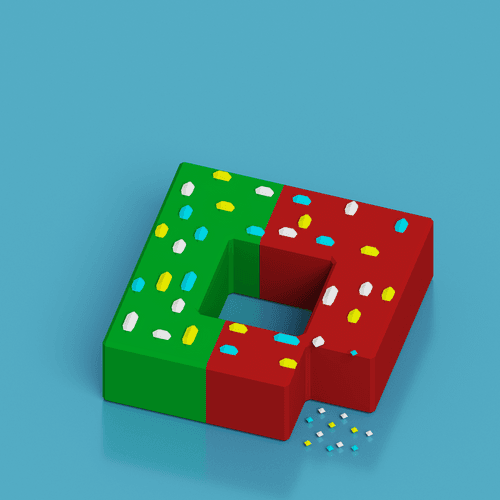 Voxel Donut #8