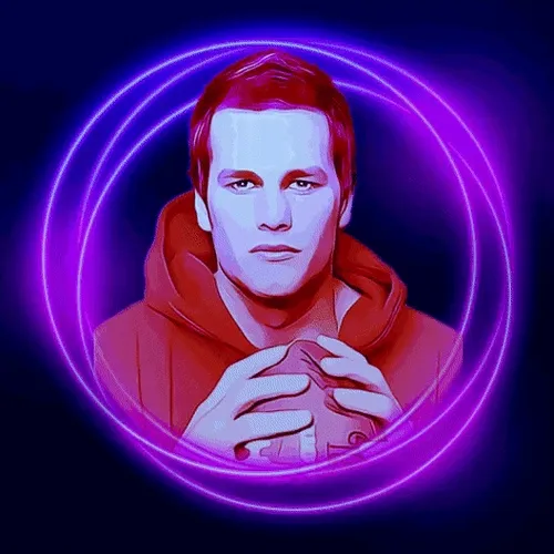 Neon art #91 - Tom Brady
