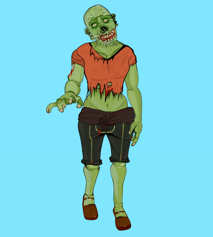 Green Zombie #4