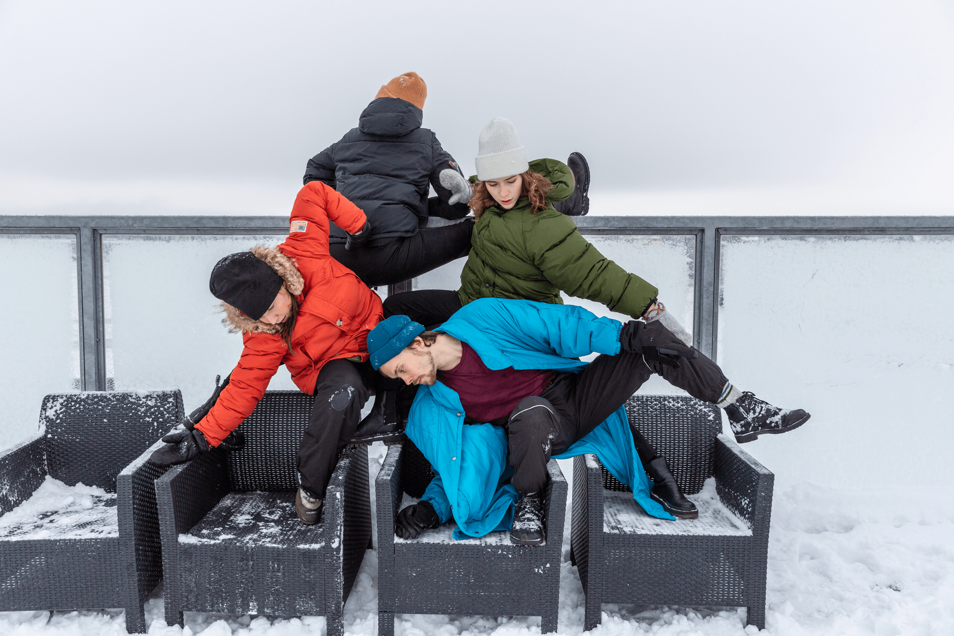 Dancers on Rooftops #93 - Aino, Sakari, Elina and Emmi (Finland, 2022)