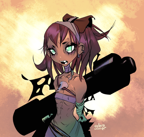 Daphne and scroll