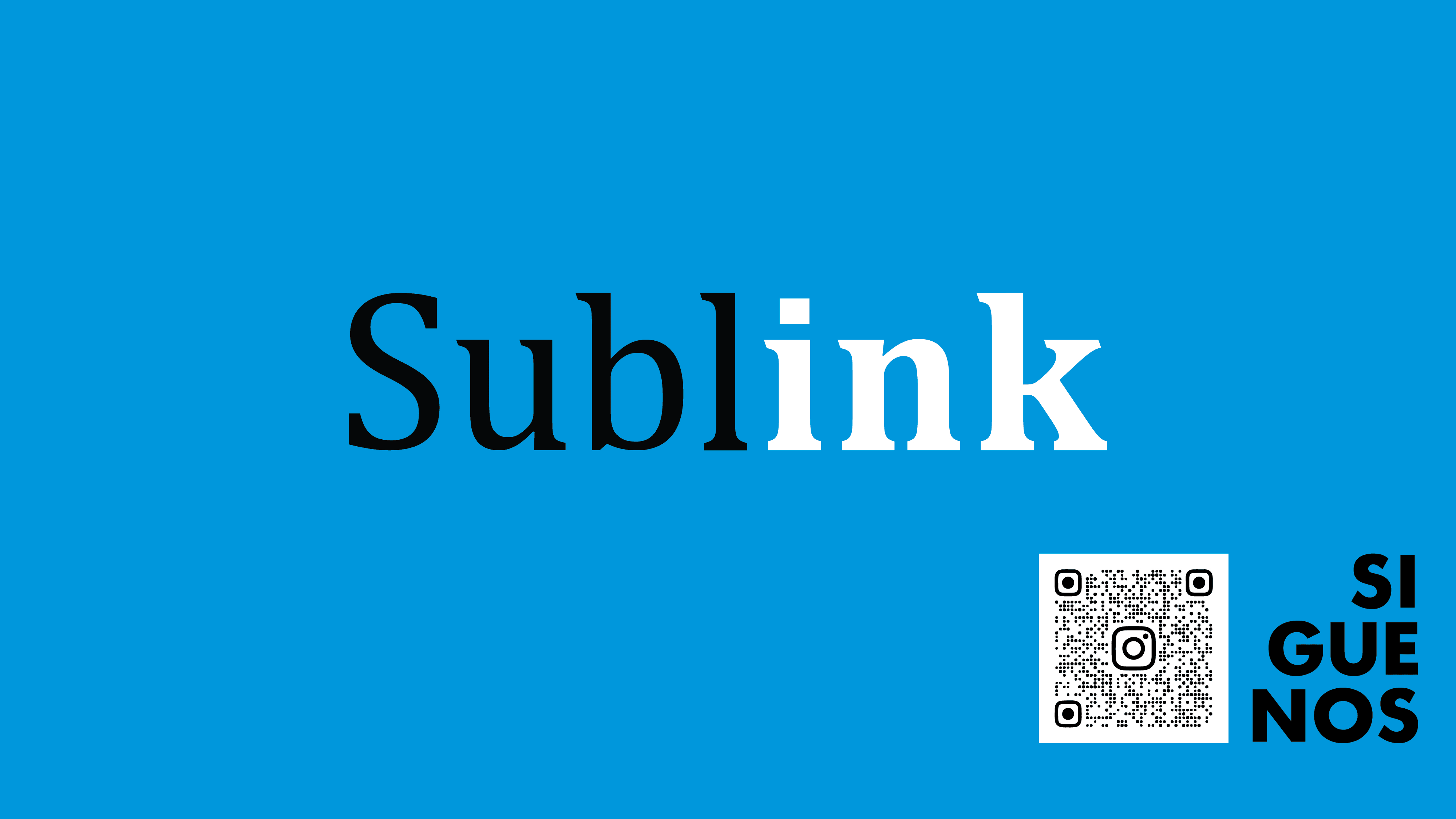 SUBLINK banner