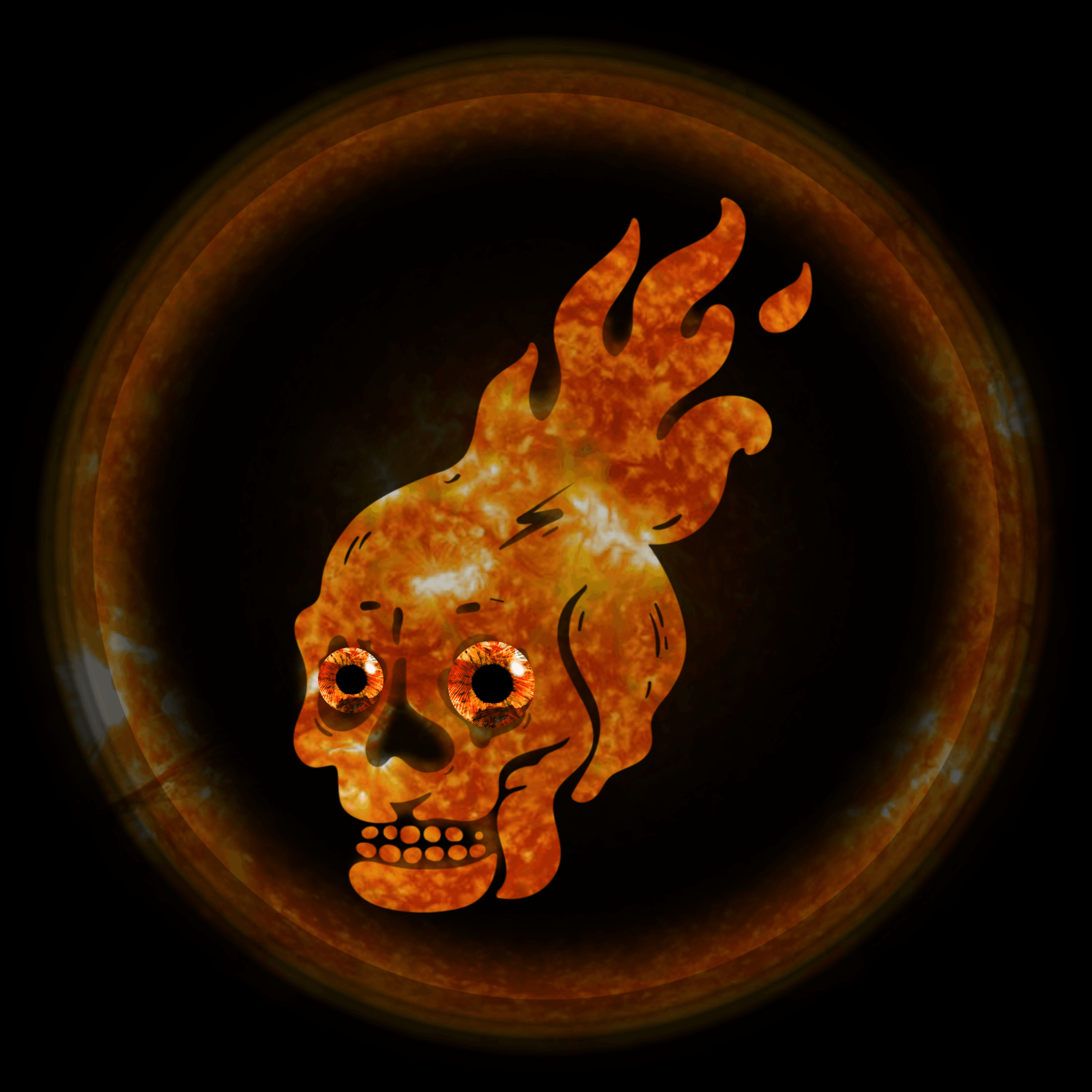 Sun Burn skull