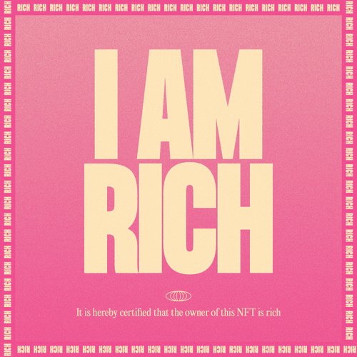 I AM RICH - 4/250