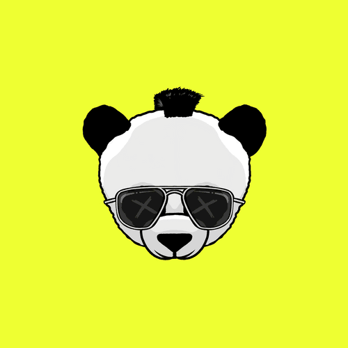 Panda Head #086