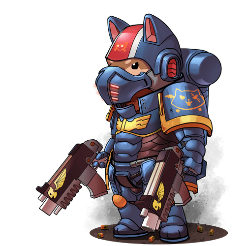 Shiba Space Marine