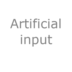 Artificial input collection image