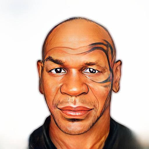 Caricature Mike Tyson