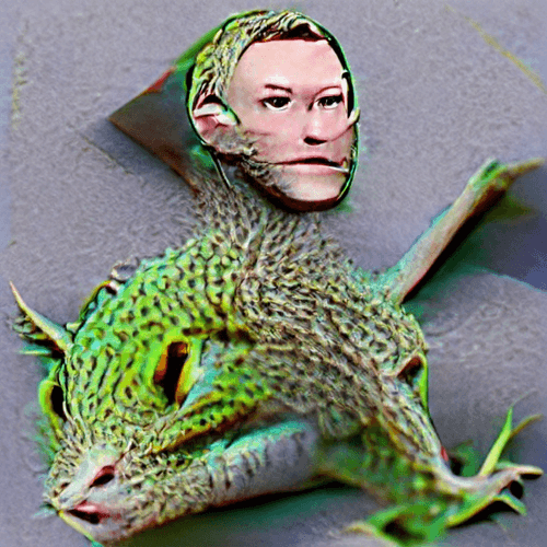 Zuckerberg Lizard Transformation [Art]