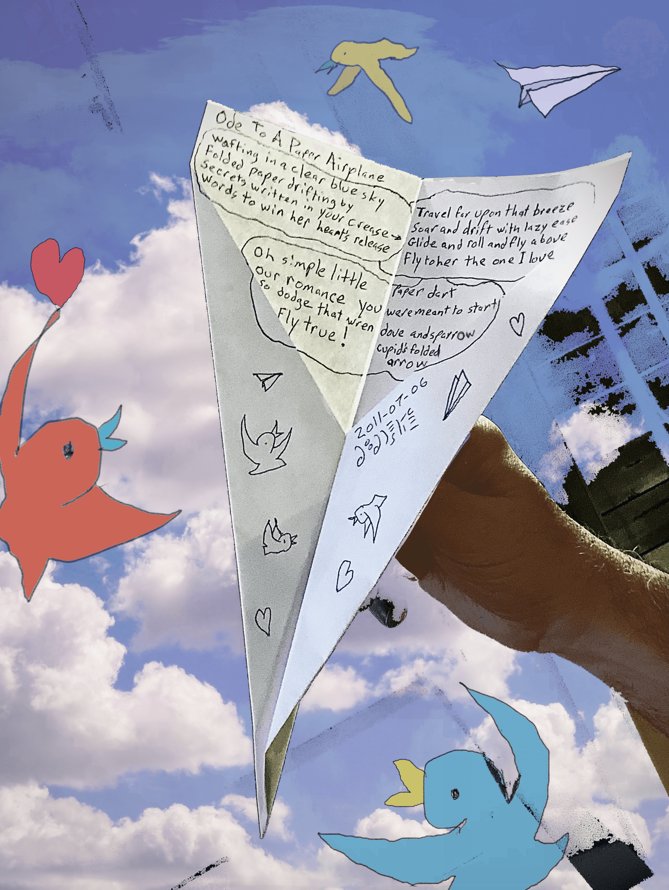 Ode To A Paper Airplane - By Doodleslice