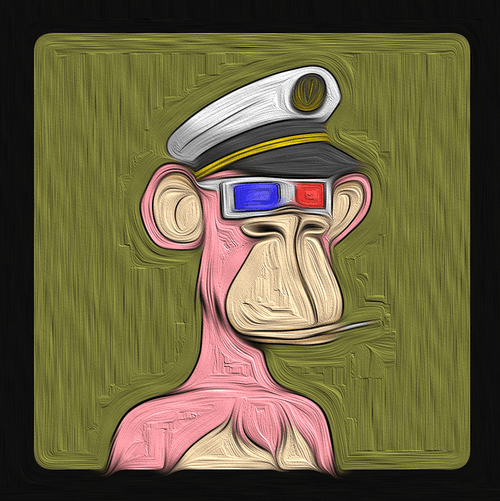 Oil Bored Ape #00047