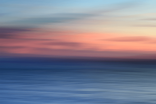 Winter Sunset Seascape