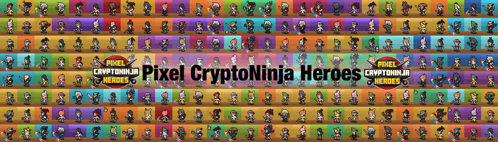 Pixel Crypto Ninja Heroes