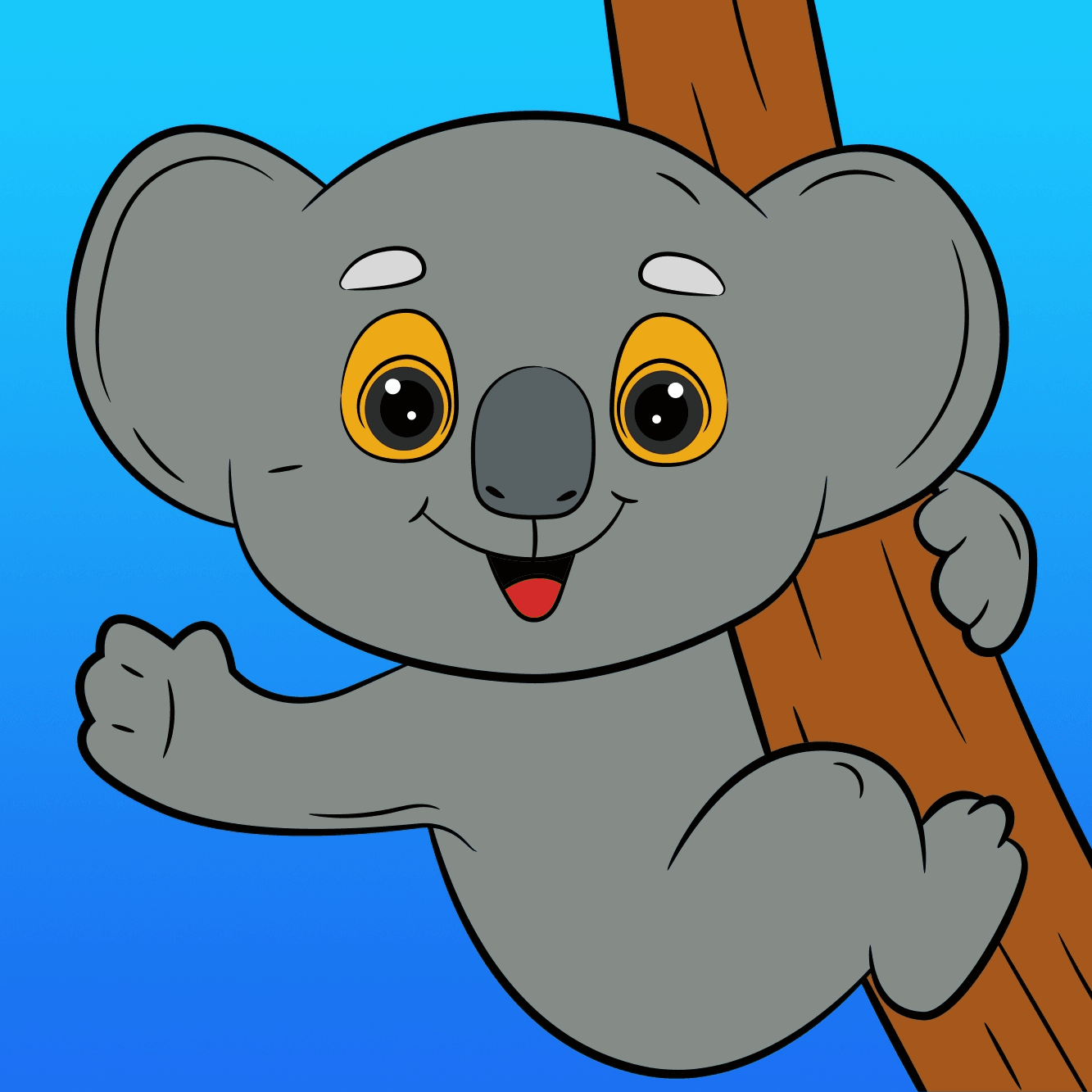 smiling koala #1