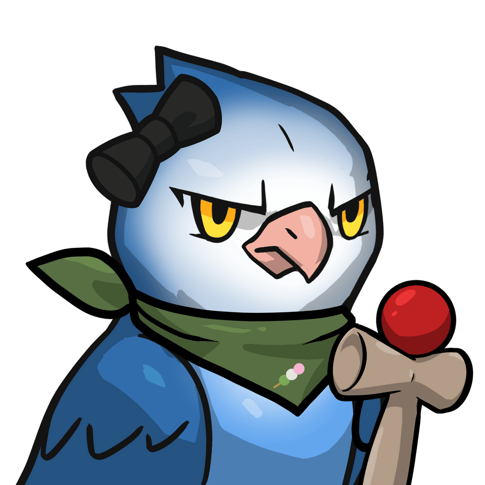 Narukami-Rosy-faced lovebird(blue) #07842