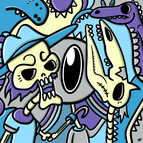 Squiggle Monster 060