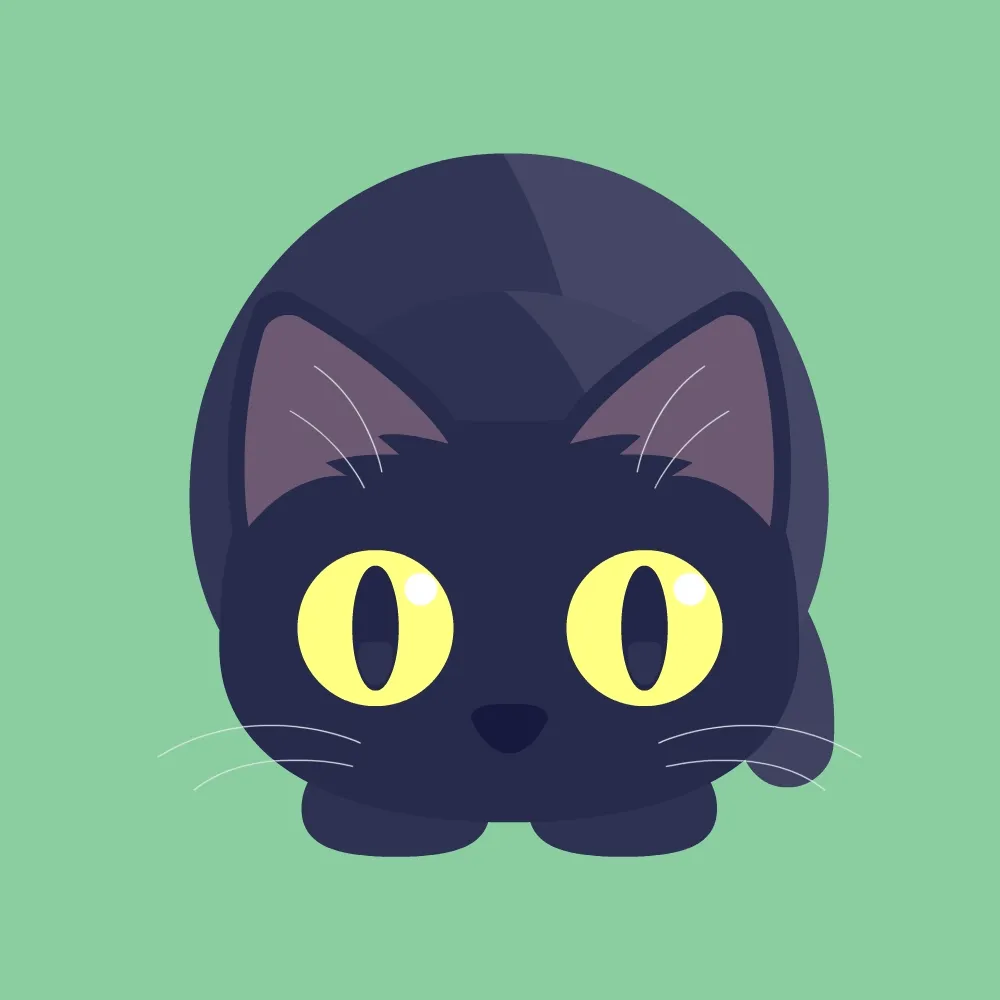 Cat Wiggle 01 KURO