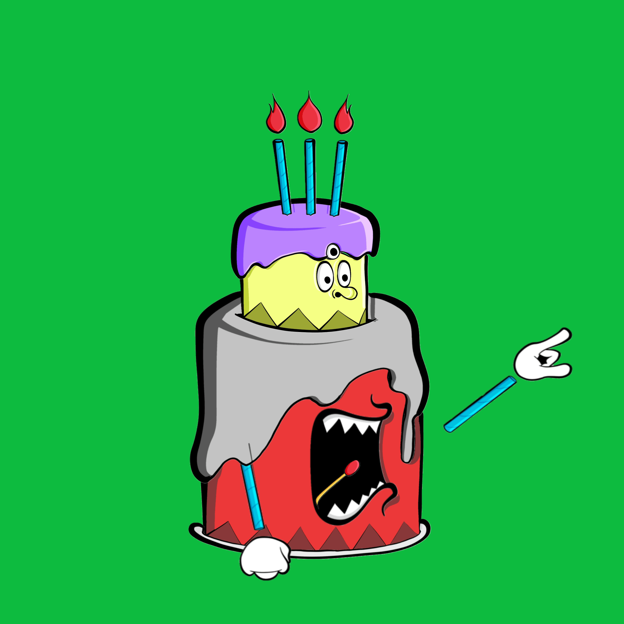 1051 Cake Monsters V2 OpenSea